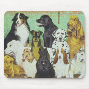 Dog Watch Mouse Pad