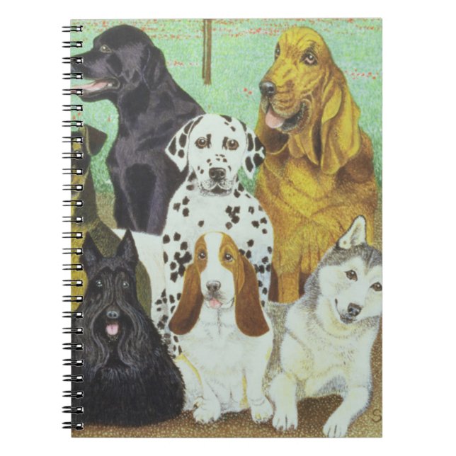 Dog Watch Spiral Notebook (Front)