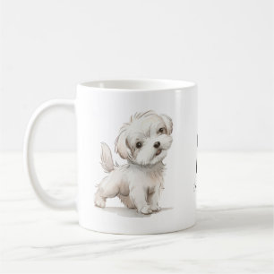 Dog Watercolor Coffee Mug