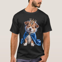 DOG WEAR CROWN Funny Dog Lovers Casual Everyday 