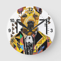 Dog Wearing a Suit: Digital Art