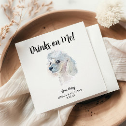 Dog Wedding Cocktail Napkins
