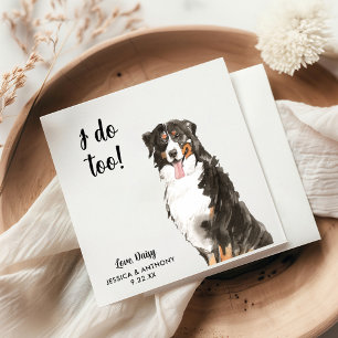 Dog Wedding Cocktail Napkins 