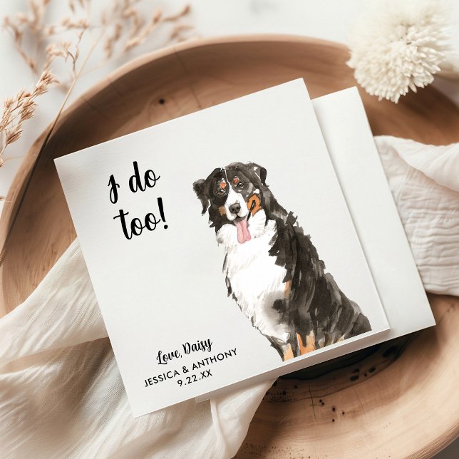 Dog Wedding Cocktail Napkins  (Creator Uploaded)