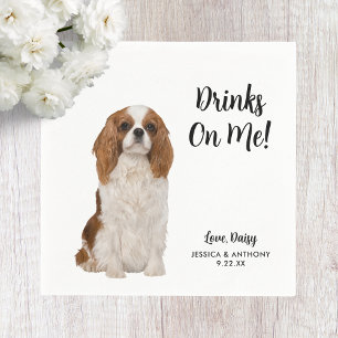 Dog Wedding Cocktail Napkins