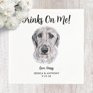Dog Wedding Cocktail Napkins