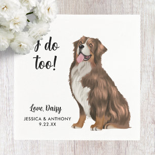 Dog Wedding Cocktail Napkins