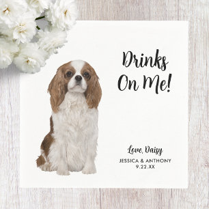 Dog Wedding Cocktail Napkins