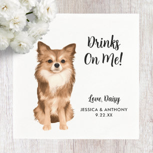 Dog Wedding Cocktail Napkins