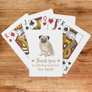 Dog Wedding Favor Playing Cards