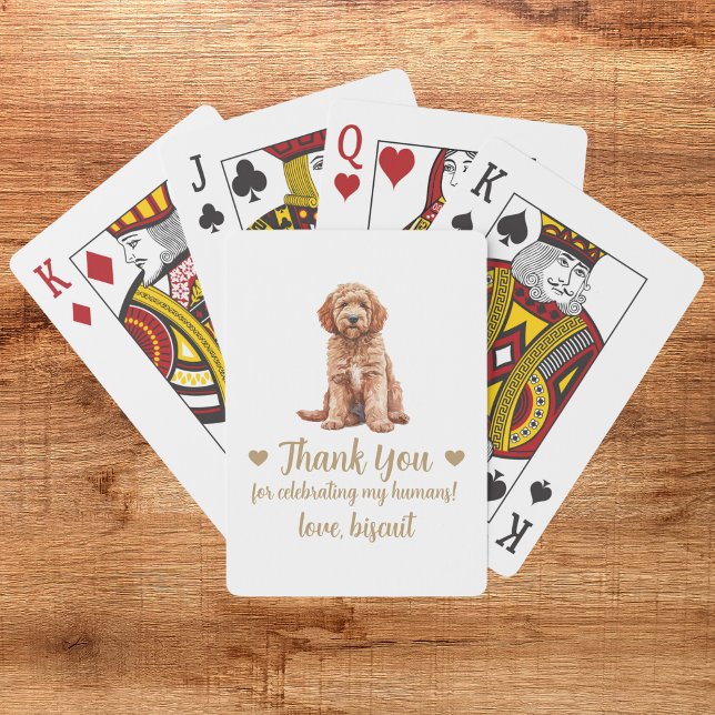 Dog Wedding Favour Playing Cards (Creator Uploaded)