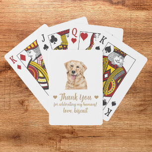 Dog Wedding Favour Playing Cards
