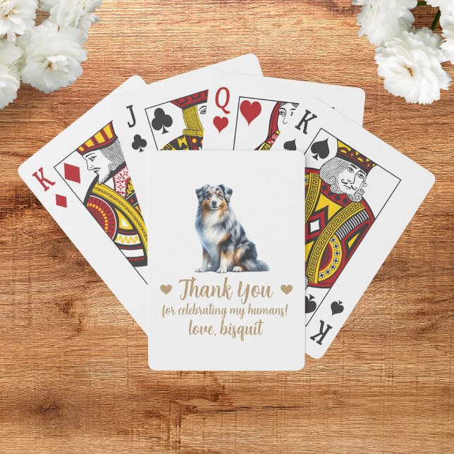 Dog Wedding Favour Playing Cards (Creator Uploaded)