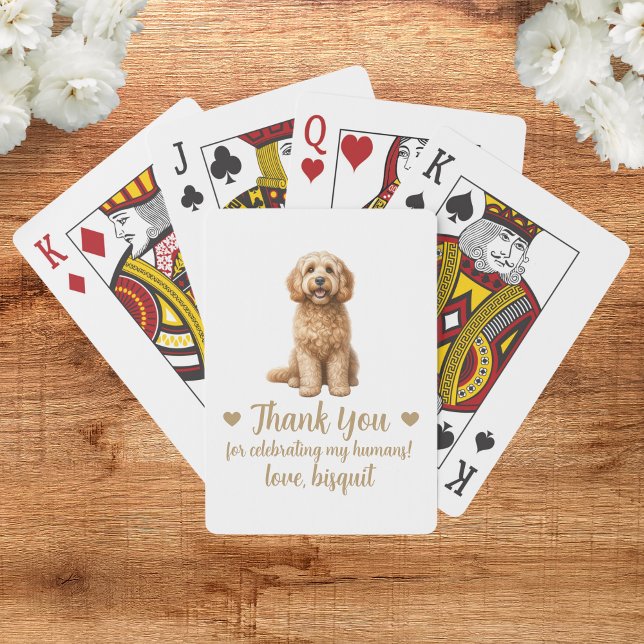 Dog Wedding Favour Playing Cards (Creator Uploaded)