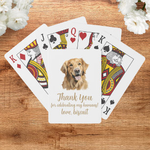 Dog Wedding Favour Playing Cards
