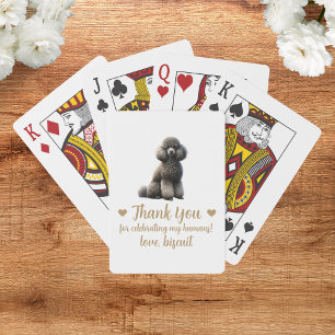 Dog Wedding Favour Playing Cards