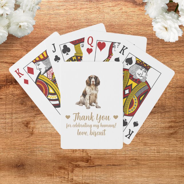 Dog Wedding Favour Playing Cards (Creator Uploaded)