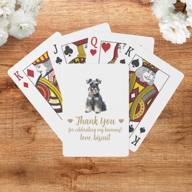 Dog Wedding Favour Playing Cards (Creator Uploaded)