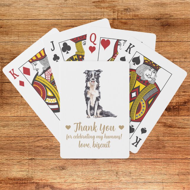 Dog Wedding Favour Playing Cards (Creator Uploaded)