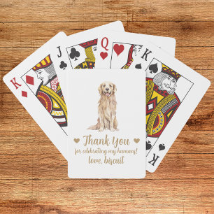 Dog Wedding Favour Playing Cards