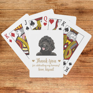 Dog Wedding Favour Playing Cards