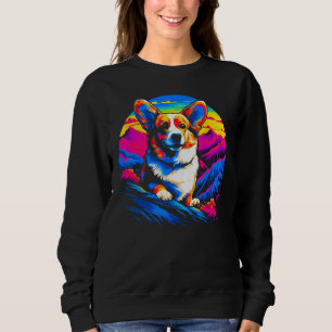 Dog Welsh Corgi Mountain Sweatshirt