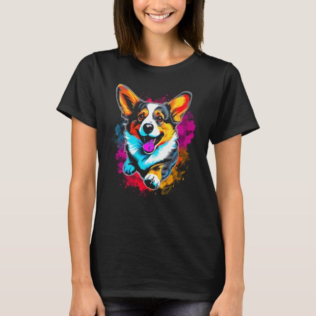 Dog Welsh Corgi T-Shirt (Front)