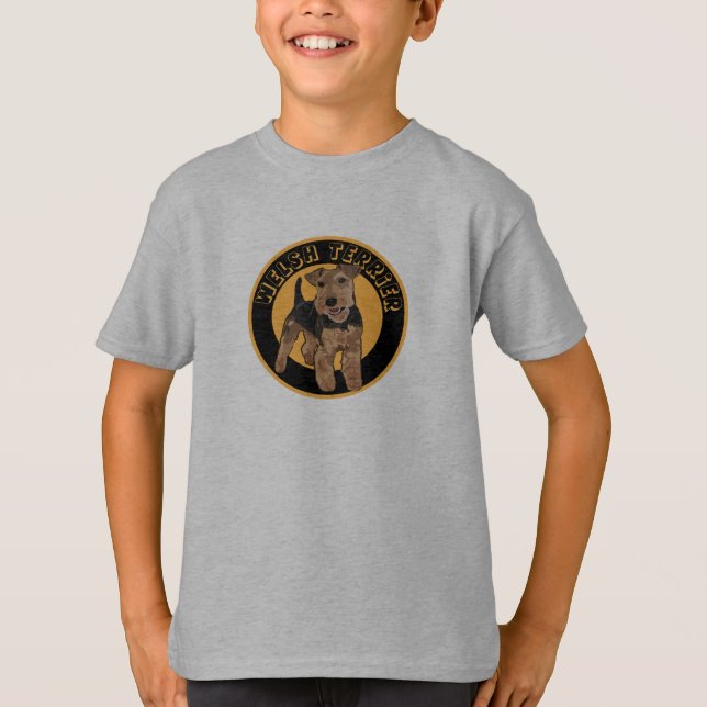 Dog Welsh Terrier T-Shirt (Front)