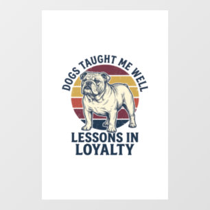 Dog Wisdom Shirt Vintage Bulldog Lesson Graphic_1