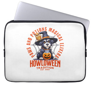 Dog Witch - Paws and Potions Magical Elixers. Howl Laptop Sleeve