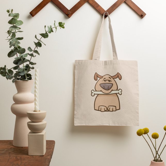 Dog With A Bone Tote Bag (Creator Uploaded)