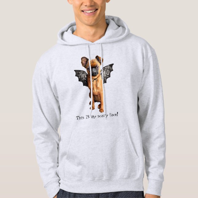 Dog With Bat Wings Hoodie (Front)