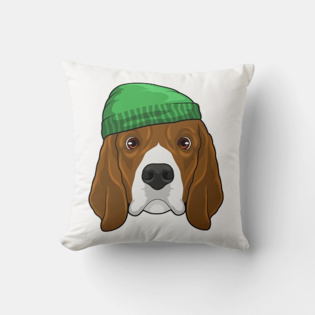 Dog with Beanie Cushion (Front)