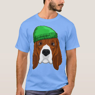 Dog with Beanie T-Shirt