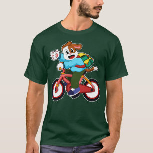 Dog with Bicycle T-Shirt