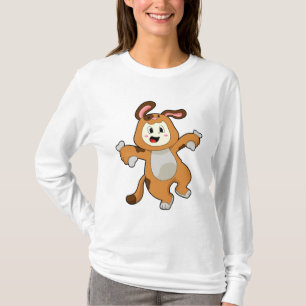 Dog with Bone as Rabbit T-Shirt