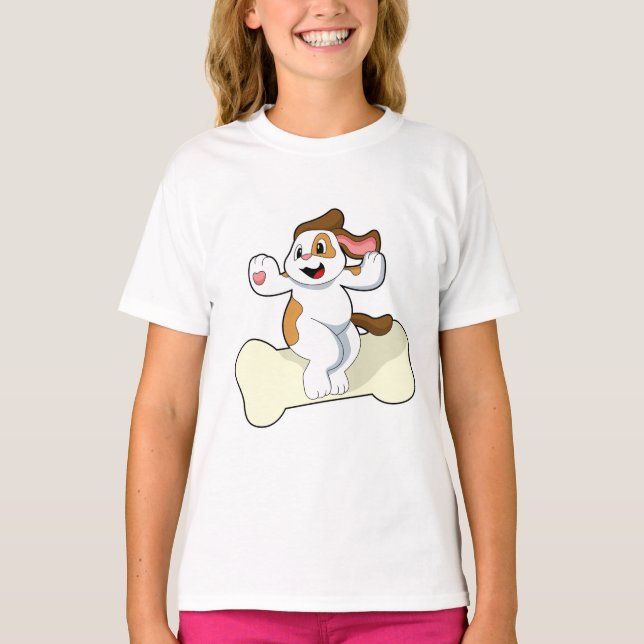 Dog with Bone T-Shirt (Front)