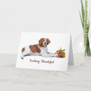 Dog with Food Thankful Card