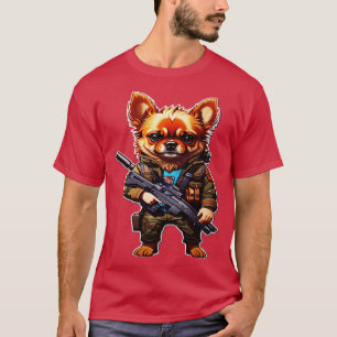 dog with gun T-Shirt