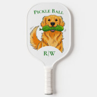 Dog with pickle nod to Pickleball origin
