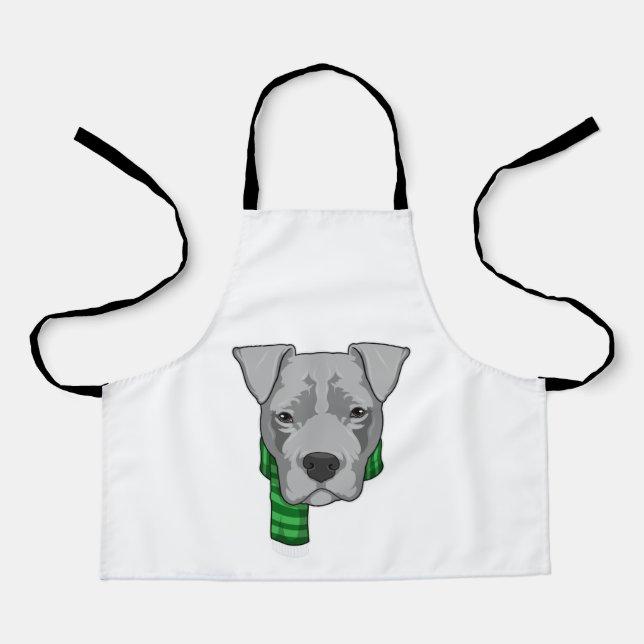 Dog with Scarf Apron (Front)