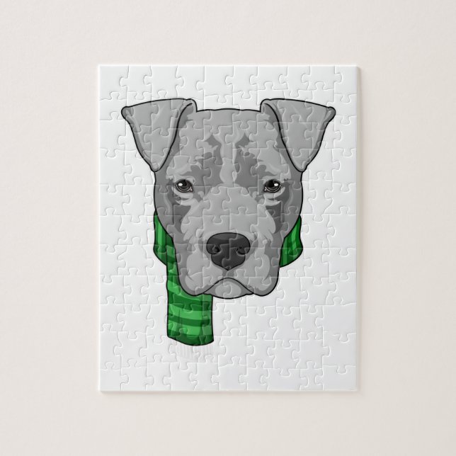 Dog with Scarf Jigsaw Puzzle (Vertical)