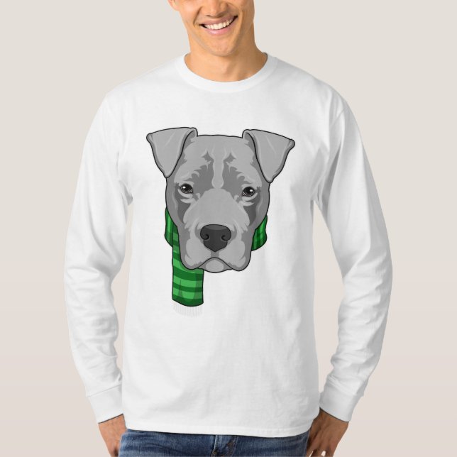 Dog with Scarf T-Shirt (Front)