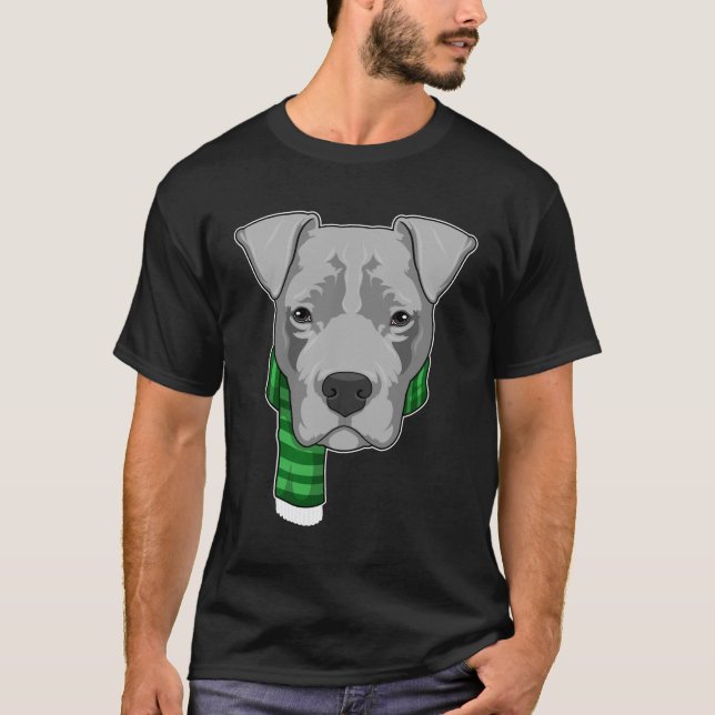 Dog with Scarf T-Shirt (Front)