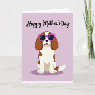 Dog With Shades Mothers Day Card