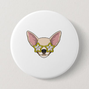 Dog with Sunglasses 7.5 Cm Round Badge