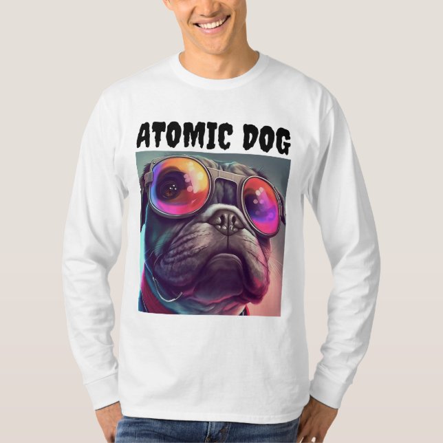 DOG WITH SUNGLASSES T-SHIRTS (Front)