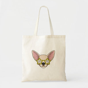Dog with Sunglasses Tote Bag