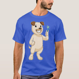 Dog with Toothbrush T-Shirt