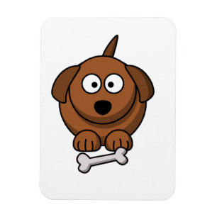 dog x bone magnet
